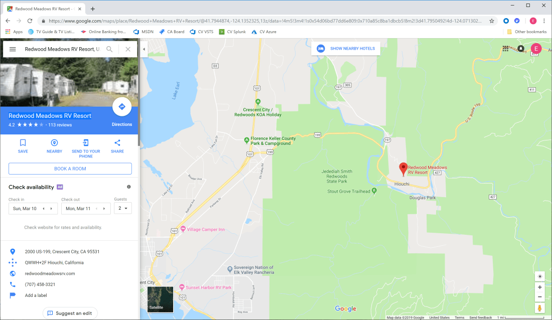 Redwood Meadows RV Resort